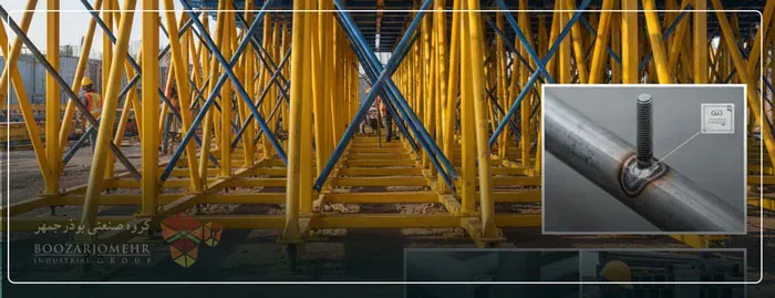 اجزای تشکیل‌ دهنده داربست مثلثی