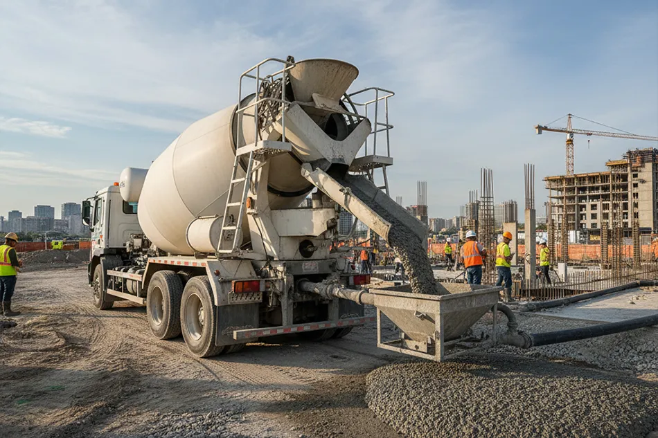 اقتصاد بتن آماده در مقایسه با بتن در محل