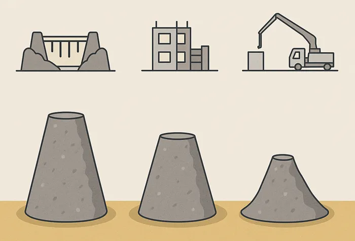 اسلامپ بتن چیست و چرا برای کیفیت بتن مهم است؟ 6 مقدار اسلامپ برای کاربردهای مختلف