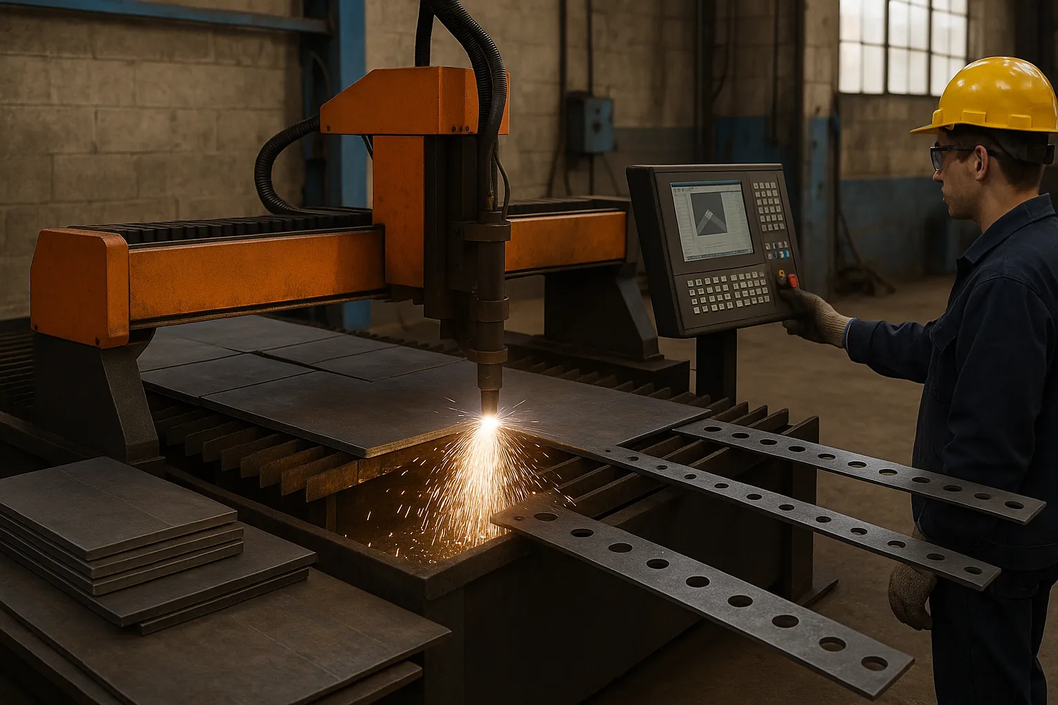 برشکاری ورق‌ها و پانچ تسمه‌ها