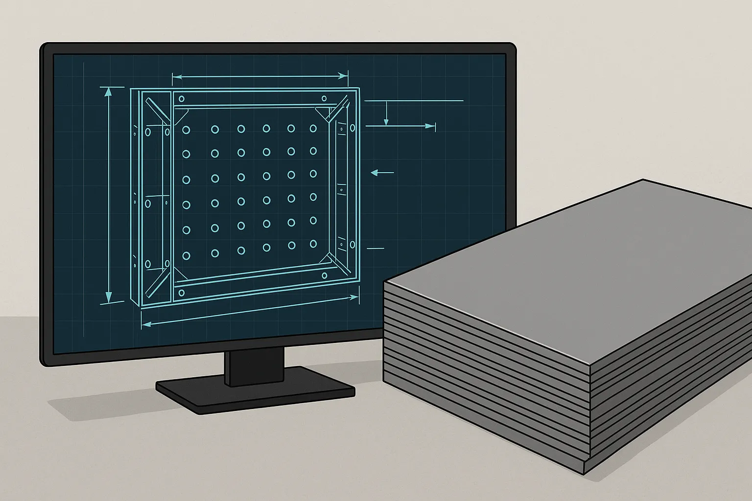 طراحی و انتخاب ورق مناسب برای قالب بتن