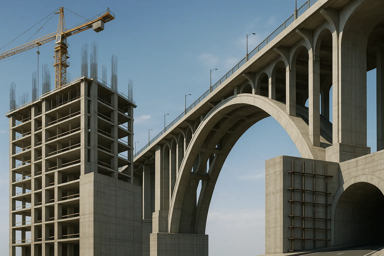 کاربرد بتن مسلح در صنعت ساختمان‌سازی