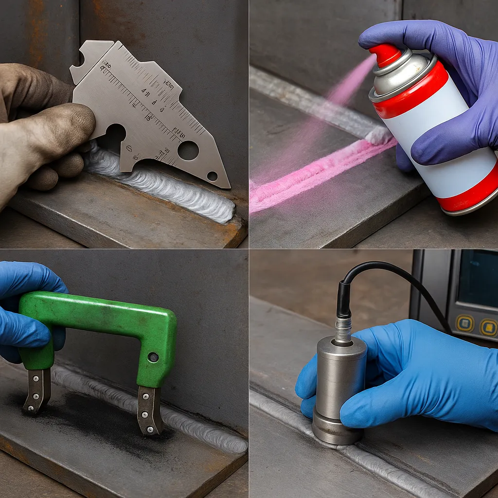 کنترل کیفیت و بازرسی جوش ماهیچه ای