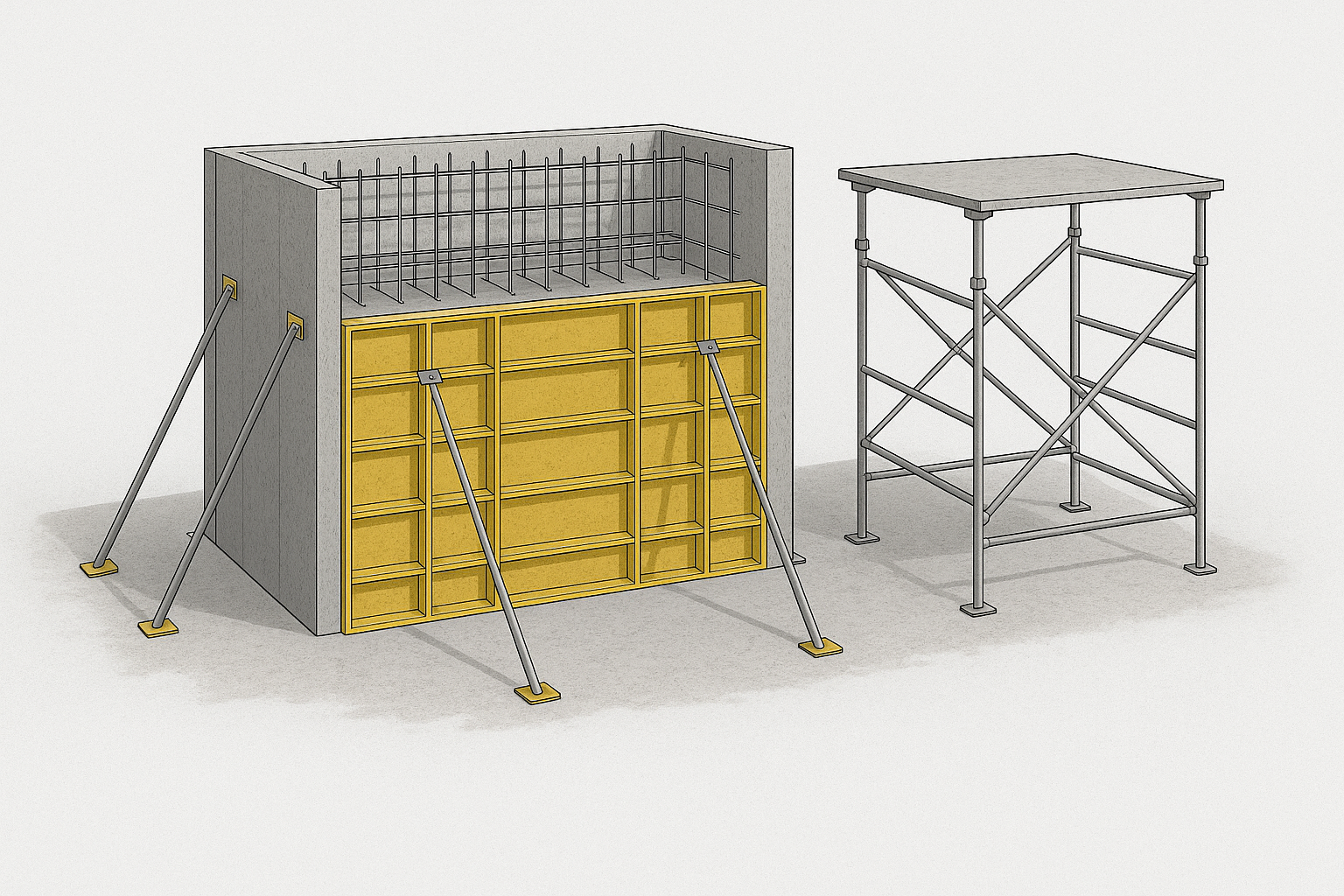 کفراژ چیست؟ تعریف مهندسی کفراژ در قالببندی و اجرای سازههای بتنی 7 کفراژ بندی چیست و چگونه در سیستمهای بتنی استفاده میشود