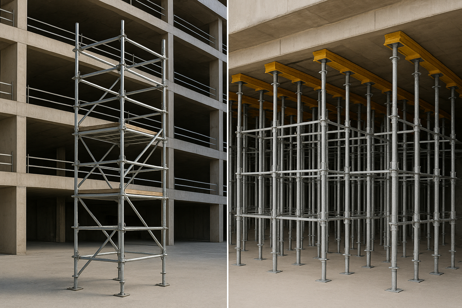 کفراژ چیست؟ تعریف مهندسی کفراژ در قالببندی و اجرای سازههای بتنی 9 تفاوت کفراژ با داربست چیست