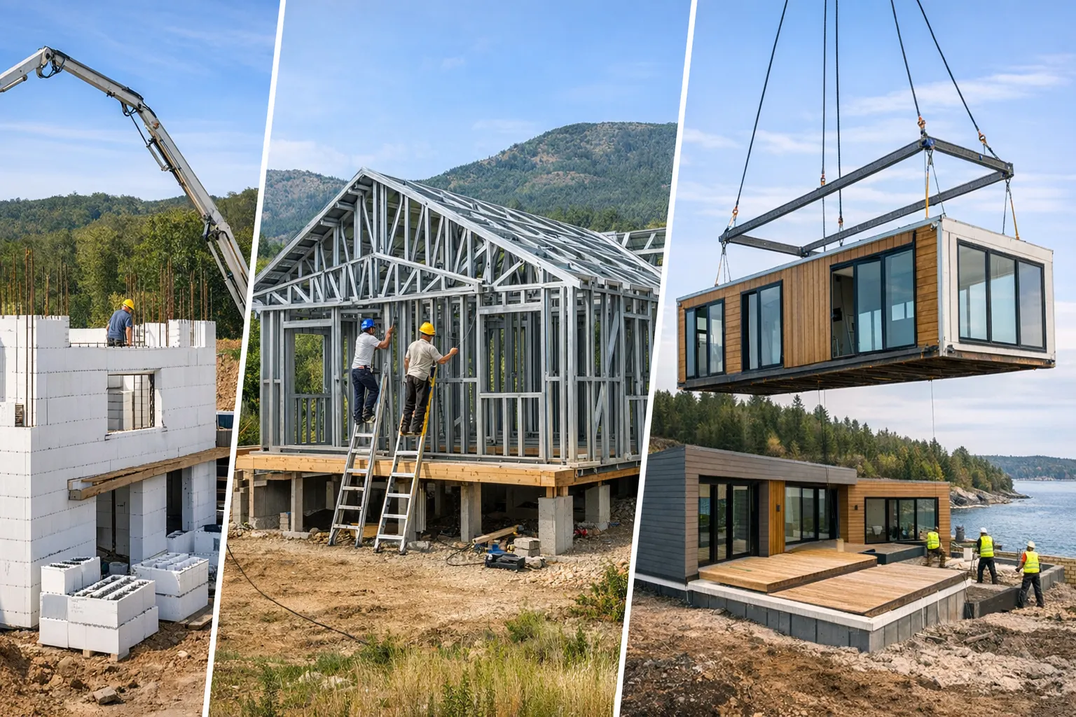 سریع‌ترین روش ساخت برای ویلا در ایران