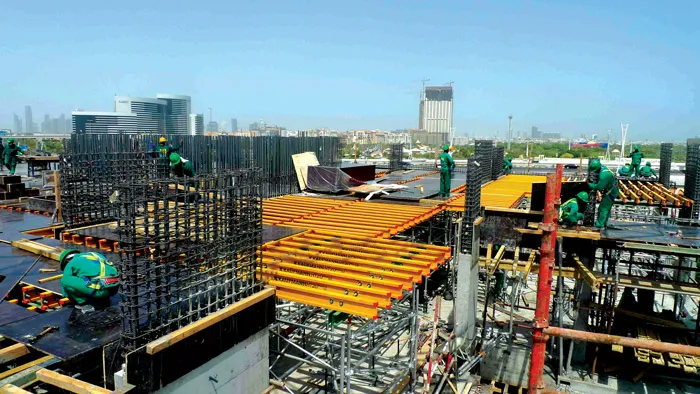 اجرای دال بتنی