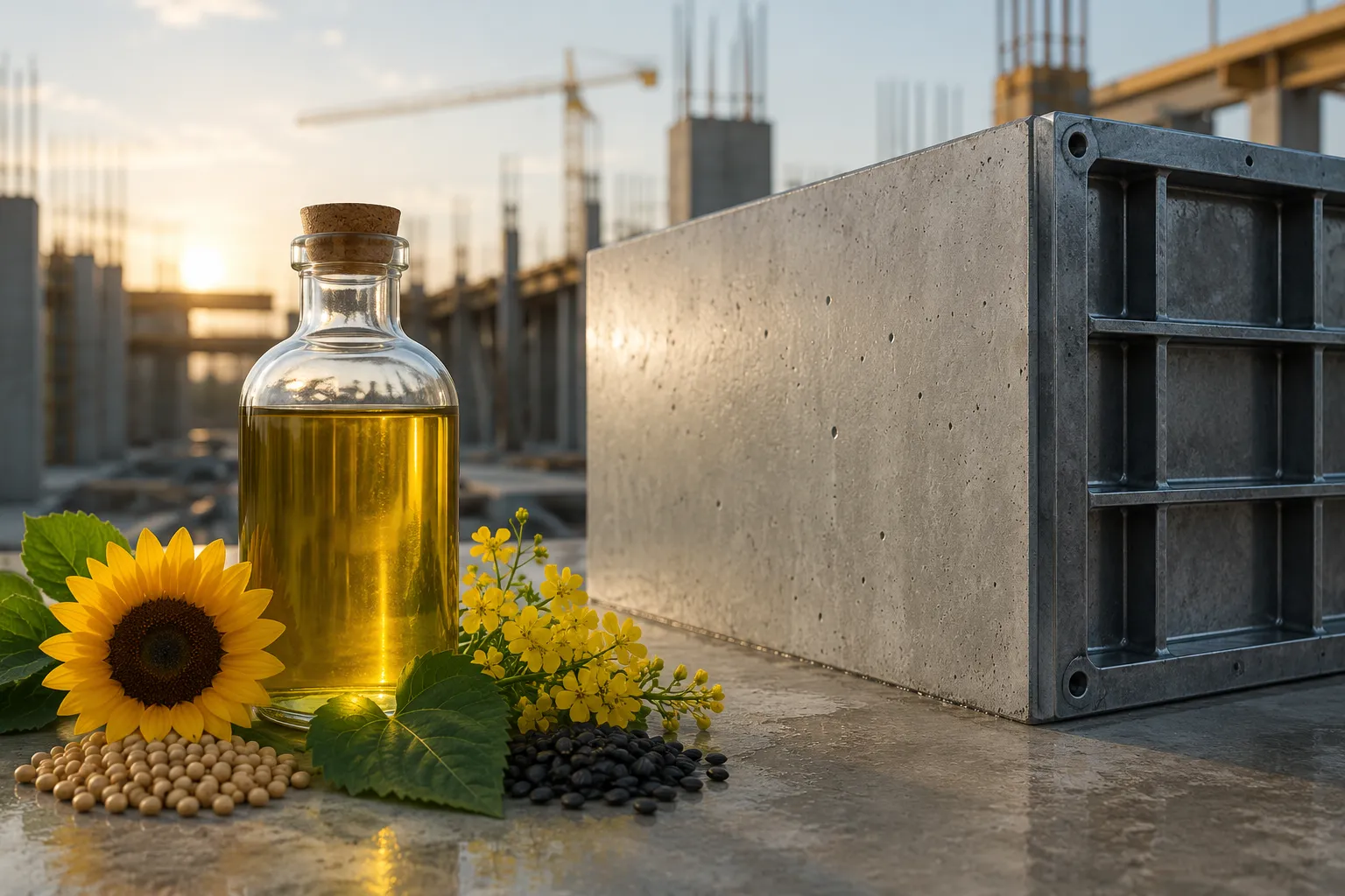 روغن قالب بتن پایه گیاهی